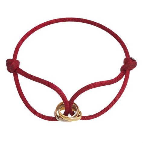 cartier trinity armband|trinity bracelet by Cartier red.